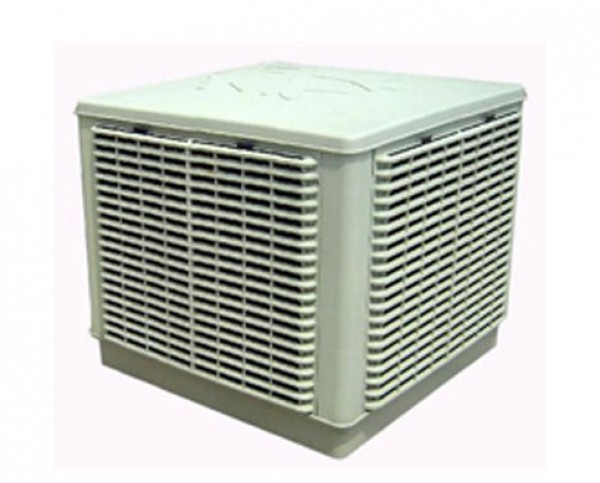 Wet curtain air cooler